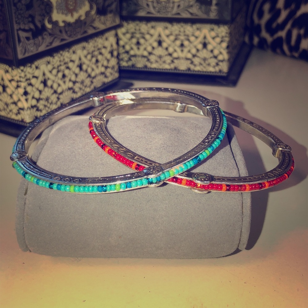 Brighton beaded bangle bracelets